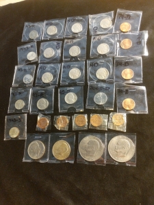 Rare Coinage! 30 Coins-Buffalo Nickels, Eisenhower Dollars, Wheat Pennies, Steel Pennies and More