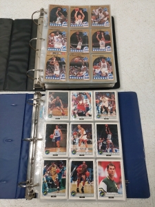 Basketball Cards Early 90s, Michael Jordan, Patrick Ewing, Scottie Pippen, and more.