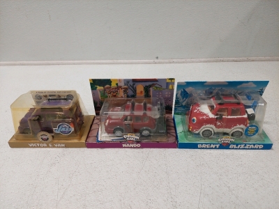 (3) Vintage Chevron Cars Collection In Original Packaging