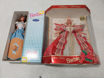 Rare Collectors Edition Barbie Dolls, Little Debbie & Happy Holidays Special Edition