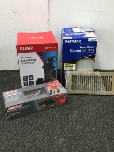 (1) Utilitech Submersible Sump Pump And More