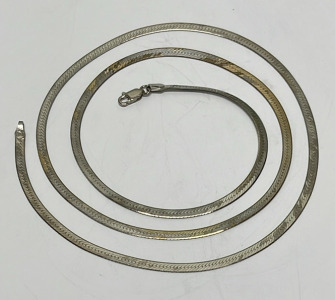 28&rdquo; .925 Silver Necklace