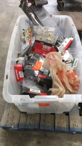 Very Large Tub Of Various Doorknob Kits And Hardware