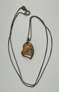 Gold Overlay .925 Silver &ldquo;Daughter&rdquo; Pendant And Necklace