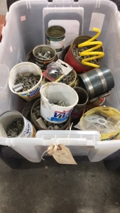 Bin Of Various Fasteners