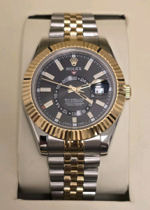 Rolex Sky-Dweller Oyster Perpetual Watch- This Watch Is UNVERIFIED Expected Replica