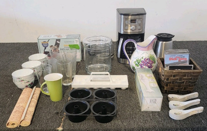 Katziela Airline Approved Expandable Mesh Sling Pet Carrier, Cuisinart 14 Cup Coffee Maker, Hand Blender, China Bowls, And More!