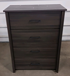 (1) Dark Espresso 4-Drawer Chest - 30"&times;16"&times;39"