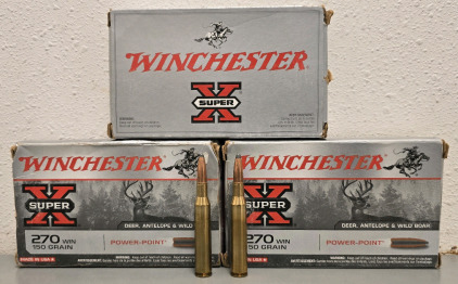 (60) .270 WIN Winchester Ammunition