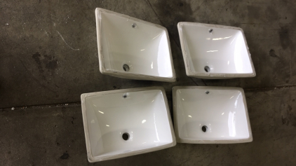 (4) Porcelain Sinks