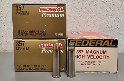 (100) .357 Mag Ammunition- Federal
