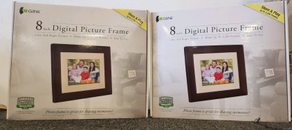 (2) 8" Digital Picture Frames