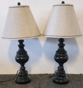 (2) Side Table Lamps