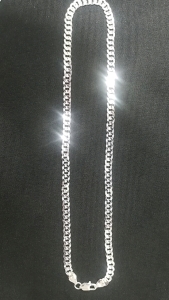 19&frac12;" 925 Curb Chain Necklace