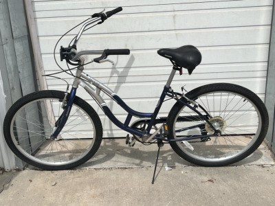 26x2.125 Blue & Grey Cruiser Bike