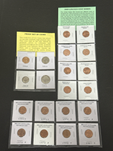 (4) Proof Set Of Coins (8) 2009 Lincoln Cents And (8) 1960-1981 Brilliant Uncirculated Old Lincoln Cent