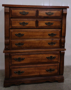 42"x 19"x 54" Bassett 5-Drawer Dresser