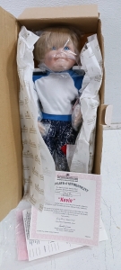 (1) Collectible Porcelain Doll - Kevin by Ashton-Drake Galleries