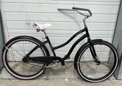 26x2.125 Black Huffy Cruiser Bike