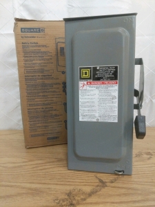 Schneider Electric Square D Safety Switch Standard Duty 60A 240VAC #D322NRB