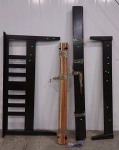 Dark Brown Queen Size Wooden Bed Frame