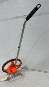 Orange Walk-Behind Measuring Wheel