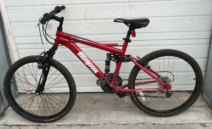 24x1.95 Red Mongoose Mountain Bike