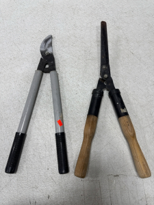 (1) Unbranded Long Handled Pruning Sheers And (1) Unbranded Hedge Trimmer