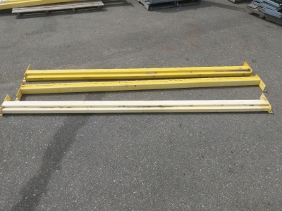 3) Pallet Rack Crossmembers 8ft