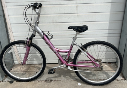 26x1.95 Pink & Grey Diamondback Mountain Bike