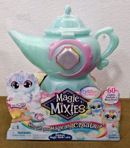 (1) Magic Mixies Magic Genie Lamp W/ Interactive 8 inch Rainbow Magic Plush