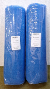(2) 20" W x 90"L Rolls Of LUXOTON, Merv-8, Blue Air Filter Media