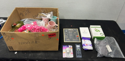 (1) Box of Assorted Amazon Overstock