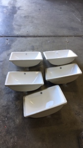 (5) Porcelain Sinks