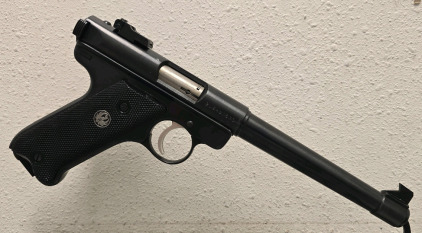 Ruger MKII .22LR Semi Automatic Pistol With (3) Extra Magazines-- 216-87673