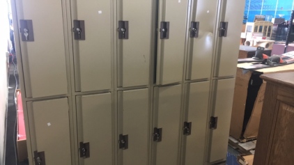 Banks of Lockers