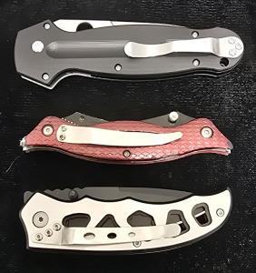 (3) Pocket Knives - Assorted Sizes And Styles
