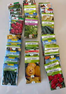(100) Variety Of Vegetable Seed Packets