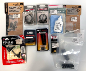 Firearm Accessories Including: Blackhawk Storm Sling Adapters, Gemtech Muzzle Breaks, Tac Compensators And More