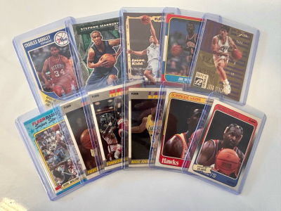 Collectible Sports Cards Including: Magic Johnson, Moses Malone, Jason Kidd, Karl Malone and More
