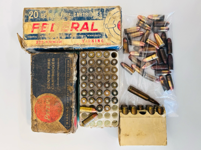 Bag Of Mixed Ammo: 32 Auto, 222 Remington