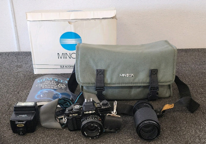 Minolta X-700 Camera With Accessories