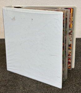 Binder With 25+ Pages of Football Cards