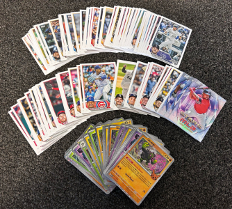 Topps Baseball Cards and Pok&eacute;mon Cards