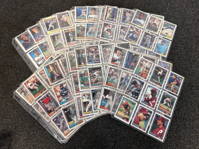 Large Collectikn Of Sports Cards: Mostly Baseball