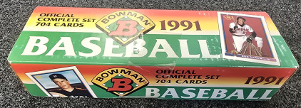 1991 Bowman Official Complete Set- 704 Cards