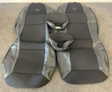 (2) Sketchers Car Seat Covers & Headrest Covers