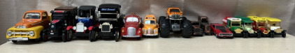 Collection of Vintage Model Trucks & Cars