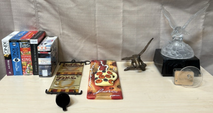 Stephen King Audiobooks, Various Home Decor, & Mini Musicbox