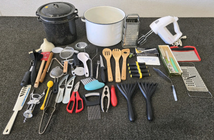 Electric Hand Mixer, Cooking Utensils, Pots & More